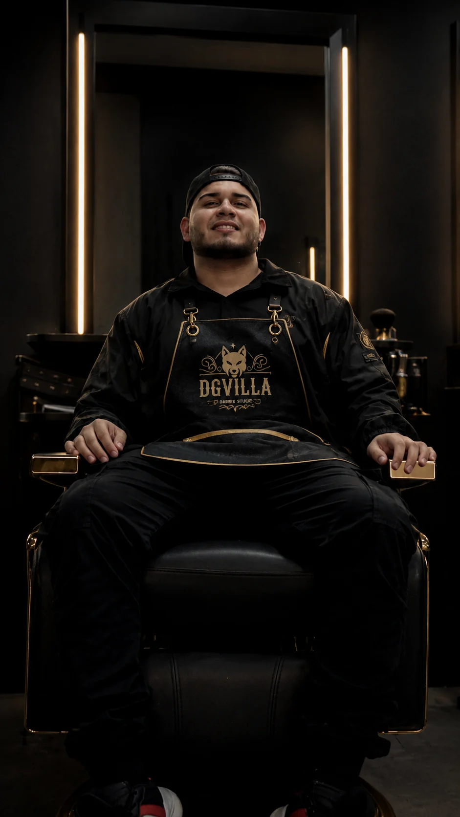 Barbero DGVILLA en la barbería