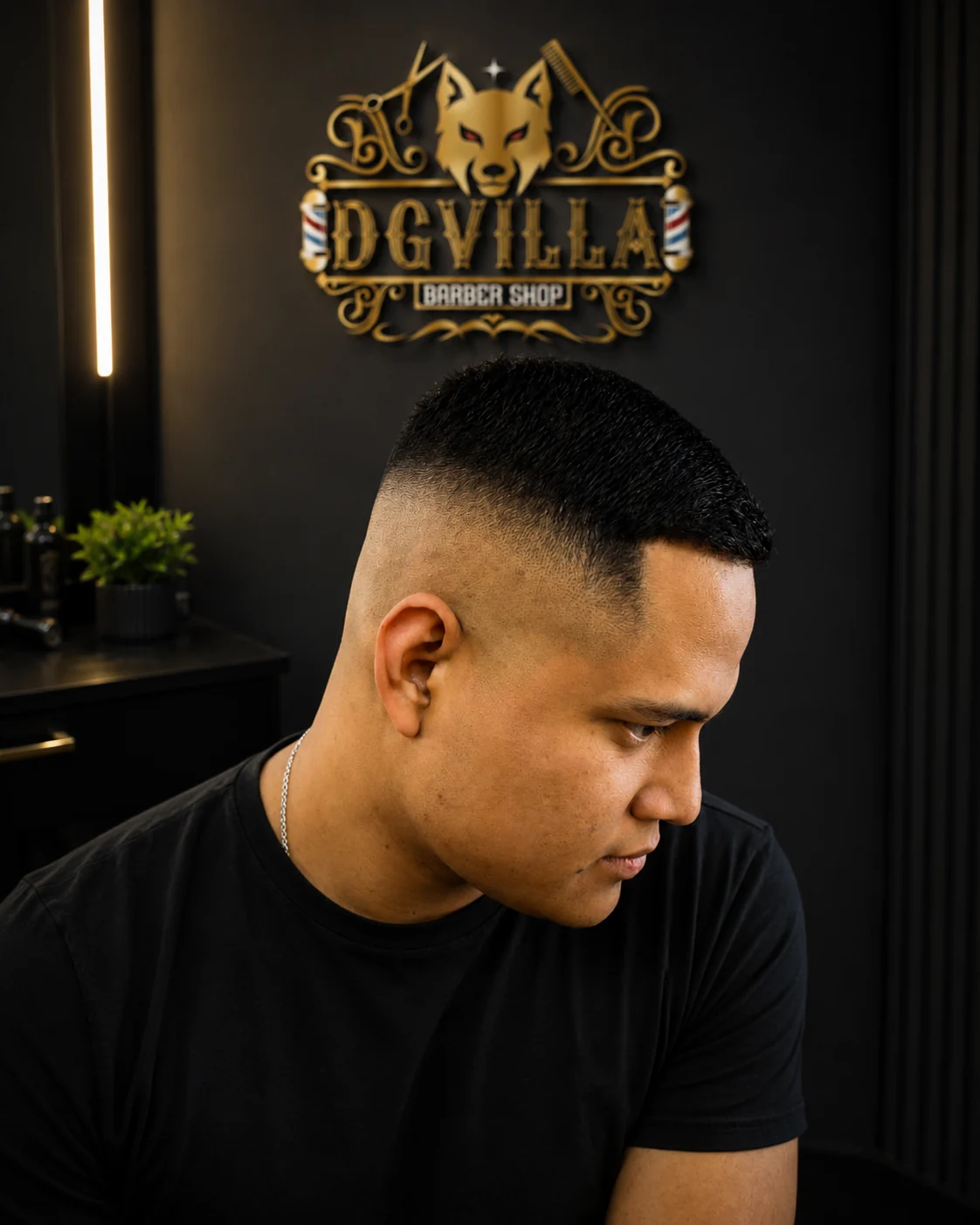 Corte fade terminado